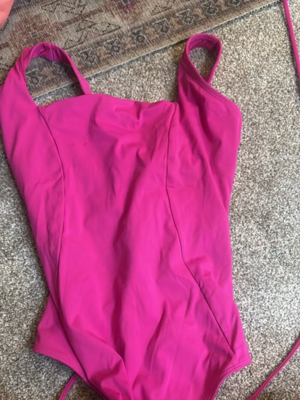 TA3 Hot Pink One-Piece Swimsuit